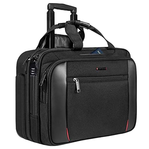 Best luggage to get so it doesnt get stolen EMPSIGN Rolling Briefcase for Laptops