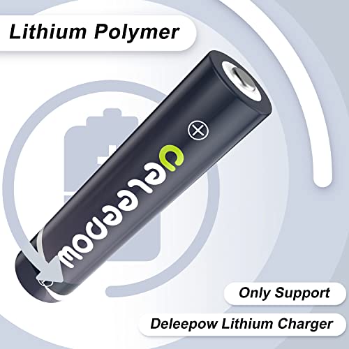 Deleepow Rechargeable Aaa Batteries Lithium 1200Mwh Aaa Batteries Rechargeable 1.5V 1500 Cycle(Only Batteries) #TOP5
