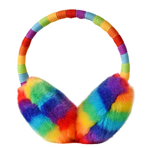 Ztl Kids Knit Earmuffs Winter Outdoor Plush Ear Warmers For Boys Girls 4-16 Years #TOP1