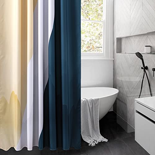 Rideau de douche imperméable KnSam 180x200 en polyester anti-moisissure