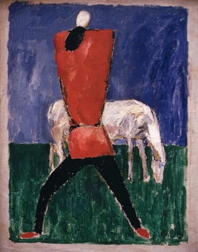 Tableau L'homme et le cheval de Malevitch posters et art décoration chambre vintage 60x90cm