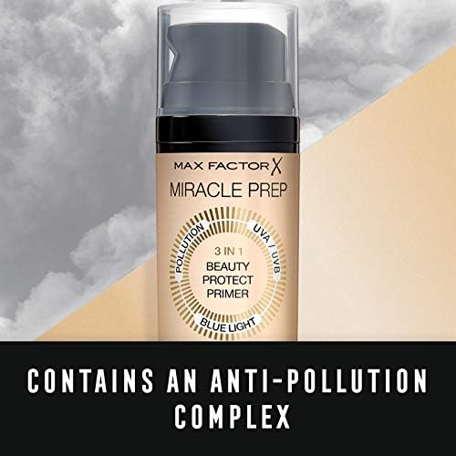 Max Factor Miracle Prep 3 w 1 Beauty Protect Primer, z SPF i chroni przed promieniowaniem UVA/UVB, 32 g
