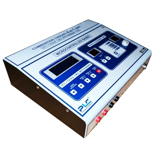 Physio Life Care 4-In-1 Physiotherapy Machine, Metal Frame With 1 Year Warranty, IFT TENS MS US Combo Device, 125 Program Micro Controlled Unit