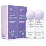 2-Pack MEXYA Probiotic Breath Spray for Bad Breath - True Fresh Oral Spray with Natural Ingredients, Long Lasting & Portable Travel Size Mouth Freshener​