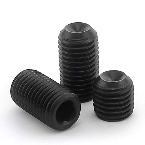 50PCS 12.9 Hexagon Socket Head Set Screw/Base Meter/Headless Screw M6x4/5/6/8/10/12/16/20/25./45 - (Size: M6/ 35mm) SCRW-119974