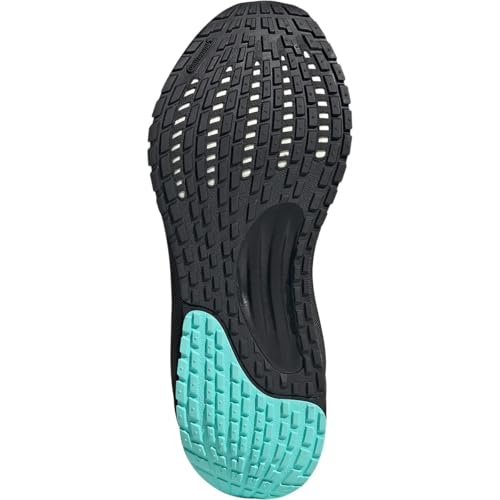 Image of adidas, Supernova GTX Running Shoe - Women's, Core Black /Iron Metallic /Semi Flash Aqua, 10.5