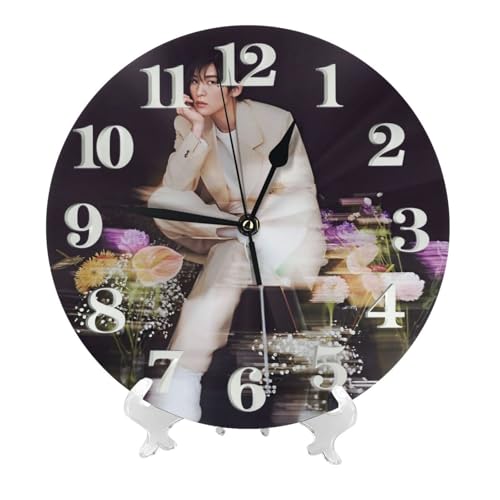 目黒蓮 (17) アニメ 掛け時計 おしゃれ 北欧 壁掛け時計 静音 自宅 寝室 部屋飾り 贈り物 インテリア 大数字 直径25cm 非電波 かわいい プレゼント