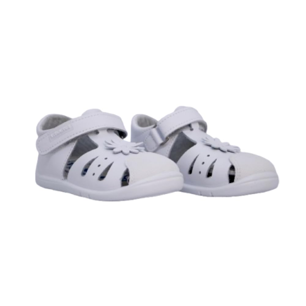 TITANITOS Sandalia Barefoot DEKA - Flor para: Niñas