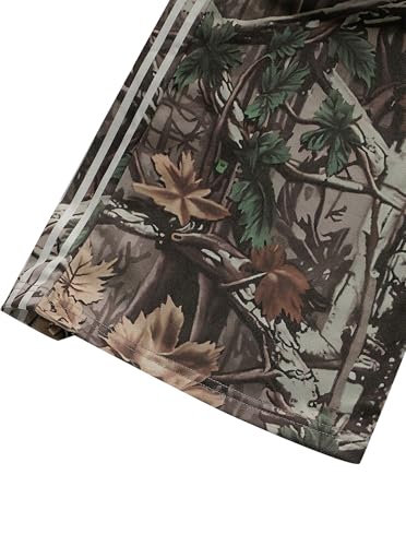 SOFIA'S CHOICE Men's Camo Sweatpants Y2k Striped Parachute Pants with Pocket Straight Leg Joggers4