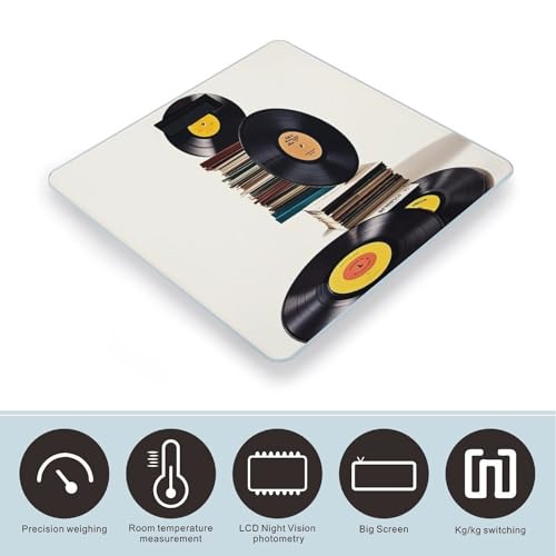 Báscula Digital de Baño Smart Vinyl Records and Tapes miniatura 3