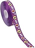 YWAWJ Halloween Theme Band Kleine Blumen-Reihe Washi Klebeband farbig gepunkteten kleine Blumen Kürbis druckte Grosgrain-Band-Haar-Bögen Festival Dekorationsmaterial (Color : 07)