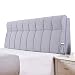 Kopfteil Kissen Bett Rückenlehne Rückenkissen Zurück Unterstützung Lesekissen Nachttisch Soft Case Taille Schutz Gepolstert Pads zum Hotel, 10 Größe ( Color : Gray , Size : 135x12x60cm )