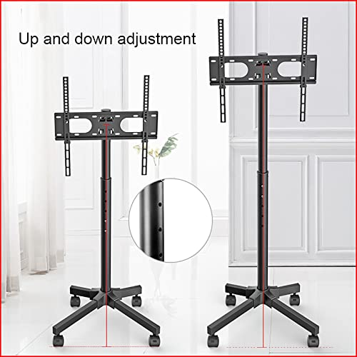 Soporte móvil para TV con ruedas, ajustable, hasta 35 kg miniatura 4