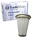 Produktbild Trade-Shop Staubsauger-Filter/Faltenfilter/Lamellenfiler kompatibel mit Einhell TE-SV 18 Li Akku-Stielstaubsauger ersetzt 2351266