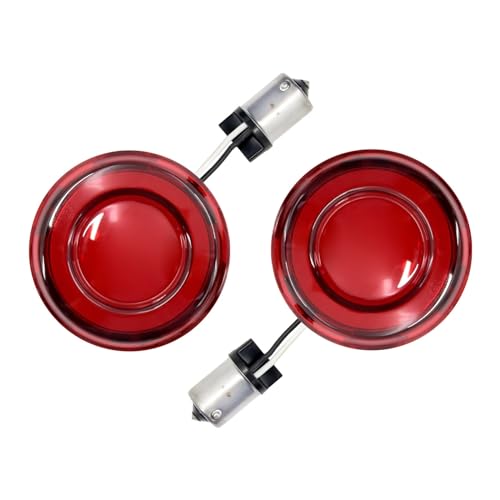 Clignotants moto 1156 rouge gris pour Touring FLHT et Sportster XL 2002-2021