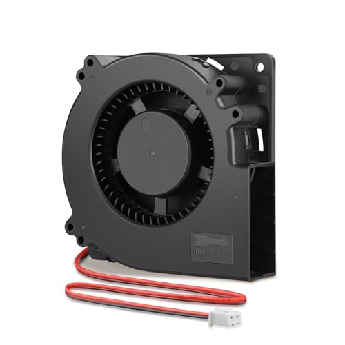 GDSTIME Ventilateur Radial 12V 120mm Ventilateur de refroidissement Centrifuge Turbo 12V 120 x 120x 32 Blower Fan 2 broches pour ordinateur