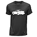 Produktbild Stuff4 Herren/groß (L)/Dunkelgrau/Rundhals T-Shirt/Schablone Auto-Kunst/911 Turbo 82