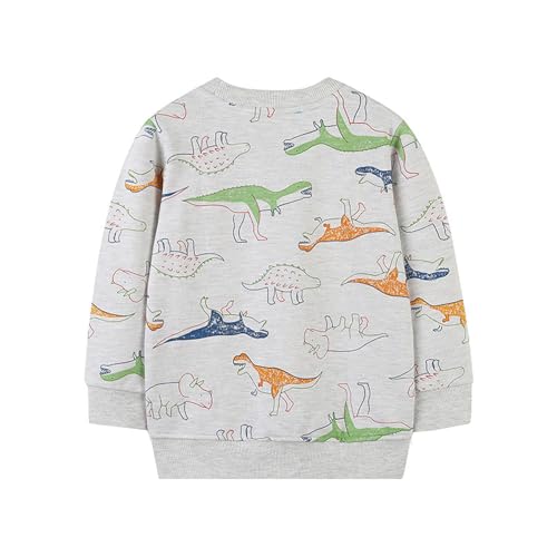 Mud Kingdom Boys Girls Sweatshirts Crewneck Kids Pullover Tops Cartoon2