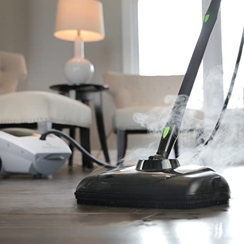 Steamfast Sf-375 Deluxe Canister Steam Cleaner With 18 Accessories, Continuous Trigger, And Onboard Storage, White #TOP7