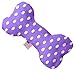 Mirage Pet Products Purple Polka Dots 10 inch Bone Dog Toy