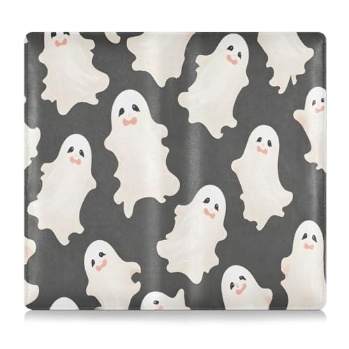 CEBUGI Cute Ghost Car Registration and Insurance Holder Glove Box Organizers Wallet Case for Documents Organizer,4.92