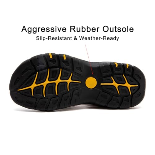 ailishabroy Men's Outdoor Sport Sandals: Hiking Footwear with High Gripping4