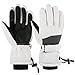 Men’S Thermal Ski Gloves, Fleece Lined Touchscreen Gloves for Skiing, Cycling, and Winter Running