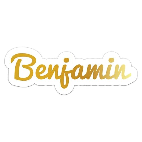Generic Benjamin Name Sticker - Vinyl Waterproof Decal for Car, Laptop, Wall, Window, Book Case, Water Bottle, Bumper Sticker Size - 3'' Longer Side