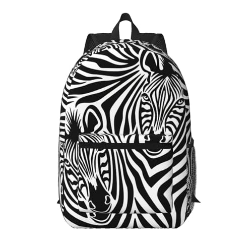 Mochila de cebra EdWal universitaria para evitar dolores por peso en la espalda