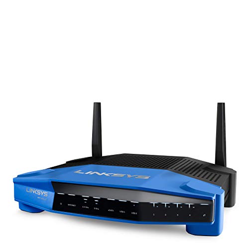 Linksys WRT1200AC Dual-Band Gigabit Smart WiFi Router (AC1200, USB 3.0 Ports, eSATA, Open Source Ready)