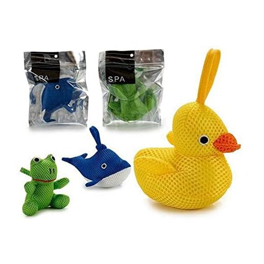 Bigbuy Home S3600697 Esponja Corporal Animales, Multicolor