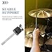 TOYANDONA Cymbal Stacker Boom Arm Holder and Felt Material for Percussion Instruments Convenient Drum Cymbal Accessory for Easy Setup and Enhanced Performance
