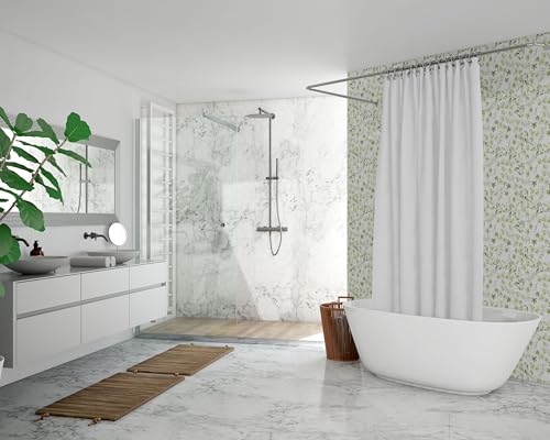 Diseño de hojas en papel vinílico lavable y resistente de 250 x 58 cm 6