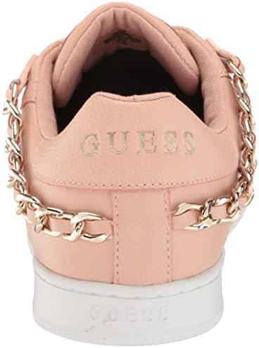 GUESS Women's RENEY Sneaker, Shell Pink 660, 9.5 | Image 2