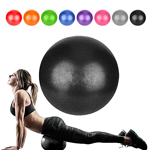 Pelota Pilates Pequeña, 25cm Softball Pilates, Bola de Pilates Yoga, Pelotas Gimnasia Ritmica Niña, Fitball Embarazada (Capacitación Básica & Fisioterapia & Mejorar Equilibrio)