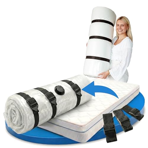 SilverRack Vakuumbeutel für Matratzen [1 Stück] in 130x240 cm - Vakuumierbeutel geeignet für eine Matratze 90x200 cm - ideal für Umzug - Aufbewahrungsbeutel für Matratze - Matratzenhülle