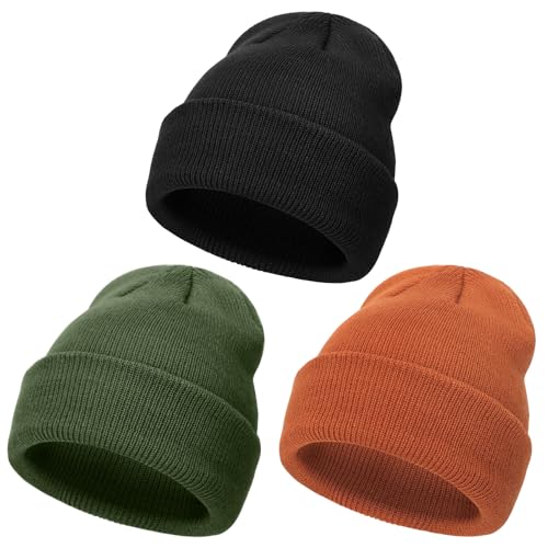 DRESHOW Kleinkind Beanie Kinder Wintermützen Kinder Weich Stricken Unisex-Mütze für Baby Jungen Mädchen Warm Mütze Mützen für 2-6 Jahre