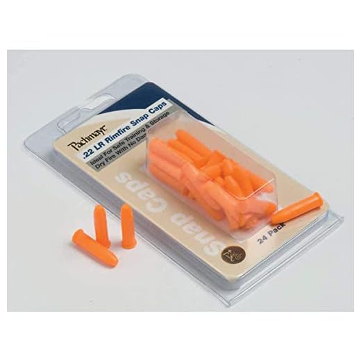 Pachmayr 03200 22 Lr Plastic Safety Snap Caps (24) Pack, Orange, one Size