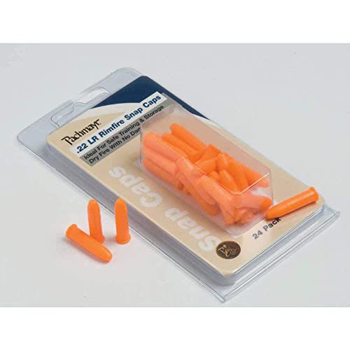 Pachmayr 03200 22 LR   Tapas de Seguridad de plástico (24), Color Naranja, Talla única
