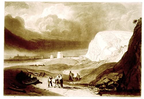 Poster Turner Martello Towers Sussex : idéal pour sublimer l'ambiance de votre salon