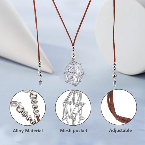 Soporte para collar de jaula de cristal para evitar caídas de piedras 3