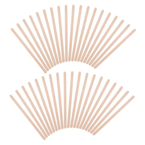 HOLIDYOYO 500pcs Coffee Stirrer Coffee Stir Sticks Coffee Latte Cappuccino Mixing Sticks Stirring Sticks Coffee Mixer Tamper Cocktail Sticks Drink Stirrer Stir Sticks for Beverage Beige Wood