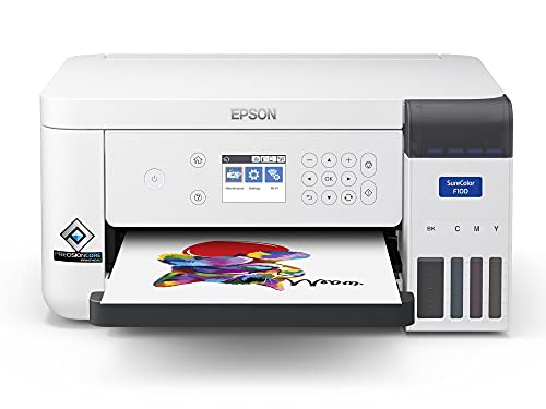 Epson SureColor SC-F100 A4 Textile Dye Sublimation Printer | Small Business/Start up for Creating...