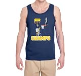 Michigan Champions Yaxel Lendeborg Logo Tank Top Adult Small Navy