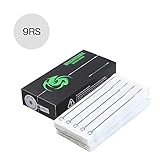 100pcs 9RS Disposable Sterile Tattoo Needles 9 Round Shader Supply Set