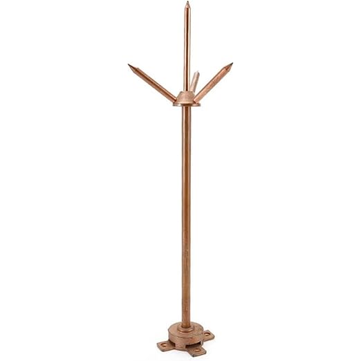 Lightning Rod Kit for Roof, Pure copper lightning rod, Pre
