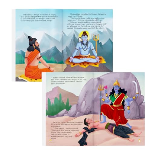 Image of Story Books for Kids (Set of 5 Books) - Balaji, Vishnu, Balarama, Garuda, Vaishno Devi - Mythology Stories for Children - Read Aloud to Infants, Toddlers - Age 3+