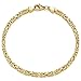 Produktbild Materia Königskette Gold Herren Armband - 925 Sterling Silber 3mm breit SA-152-18cm