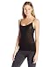 Terramar Women's Thermasilk Pointelle Camisole, Black, Small