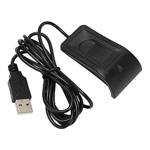 Desktop USB Fingerprint Reader for Windows 10 or, Security Key Biometric Fingerprint Scanner with 10 Fingers Capacity, Password Login, Sign in, Lock, Unlock PC & Laptops